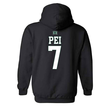 Hawaii - NCAA Football : Meki Pei - Hooded Sweatshirt