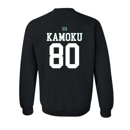 Hawaii - NCAA Football : Blaze Kamoku - Sports Shersey Crewneck Sweatshirt-1