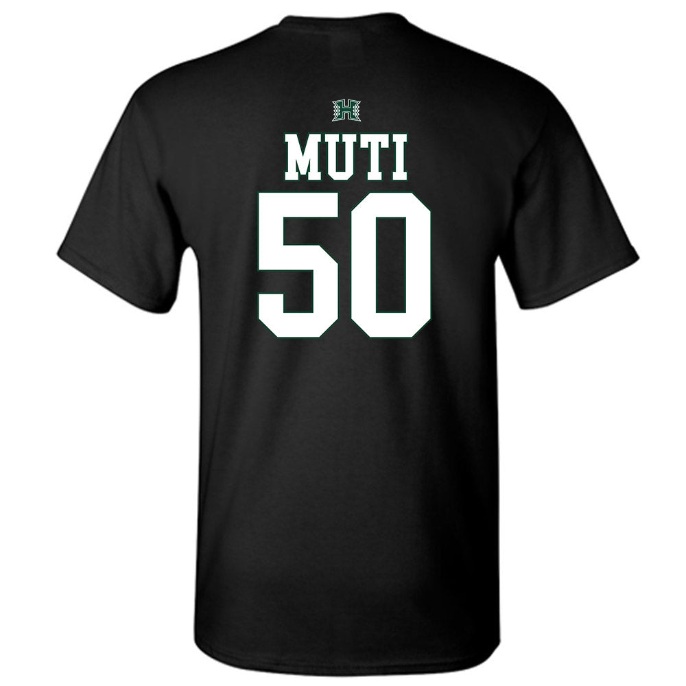 Hawaii - NCAA Football : Tu'i Neau Muti - Fashion Shersey T-Shirt-1