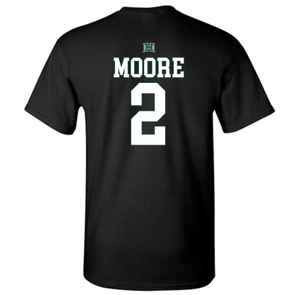 Hawaii - NCAA Football : Bronz Moore - Sports Shersey T-Shirt-1