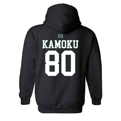 Hawaii - NCAA Football : Blaze Kamoku - Sports Shersey Hooded Sweatshirt-1