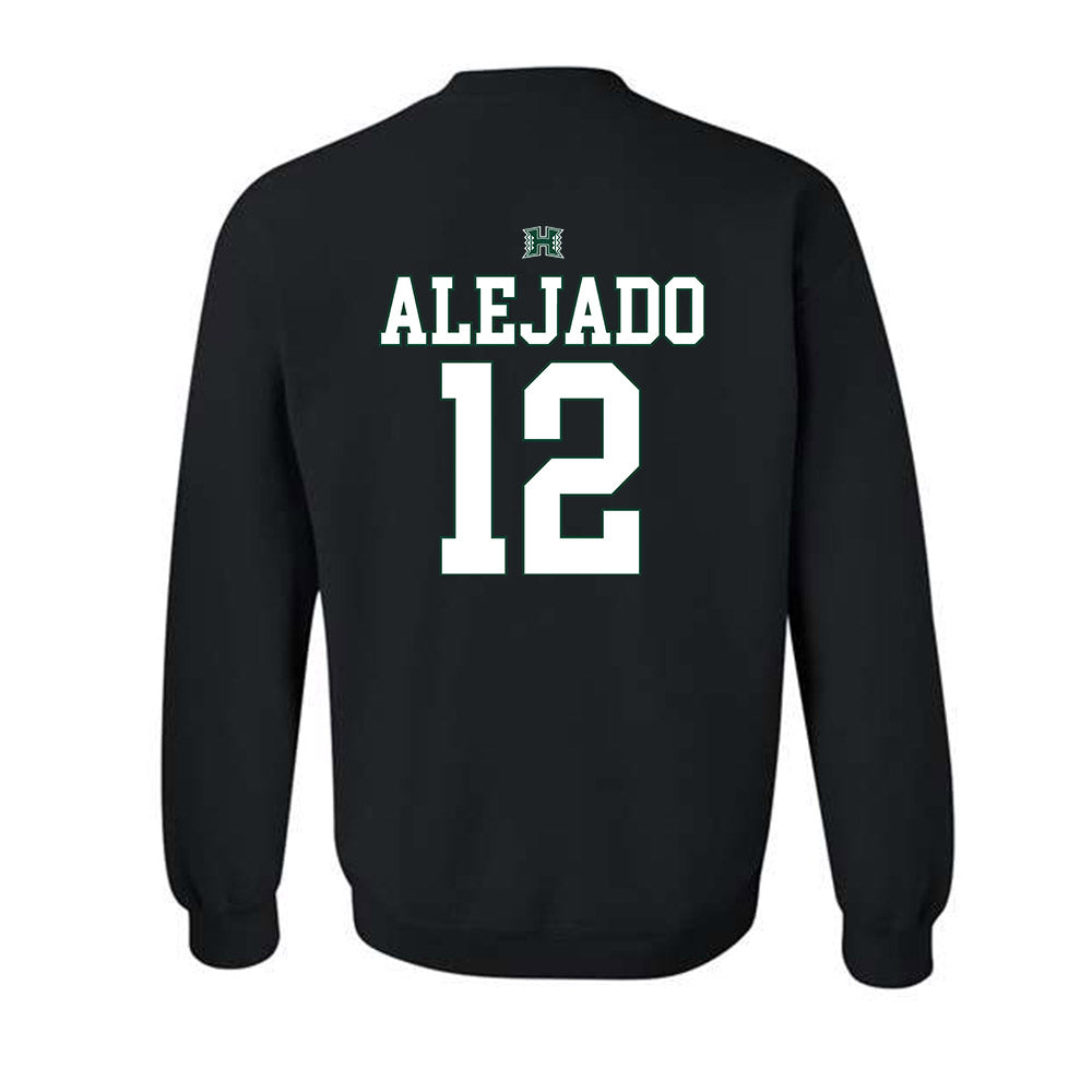 Hawaii - NCAA Football : Micah Alejado - Sports Shersey Crewneck Sweatshirt-1