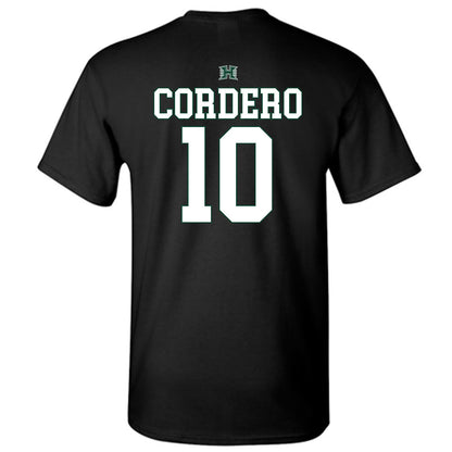 Hawaii - NCAA Football : David Cordero - Sports Shersey T-Shirt-1
