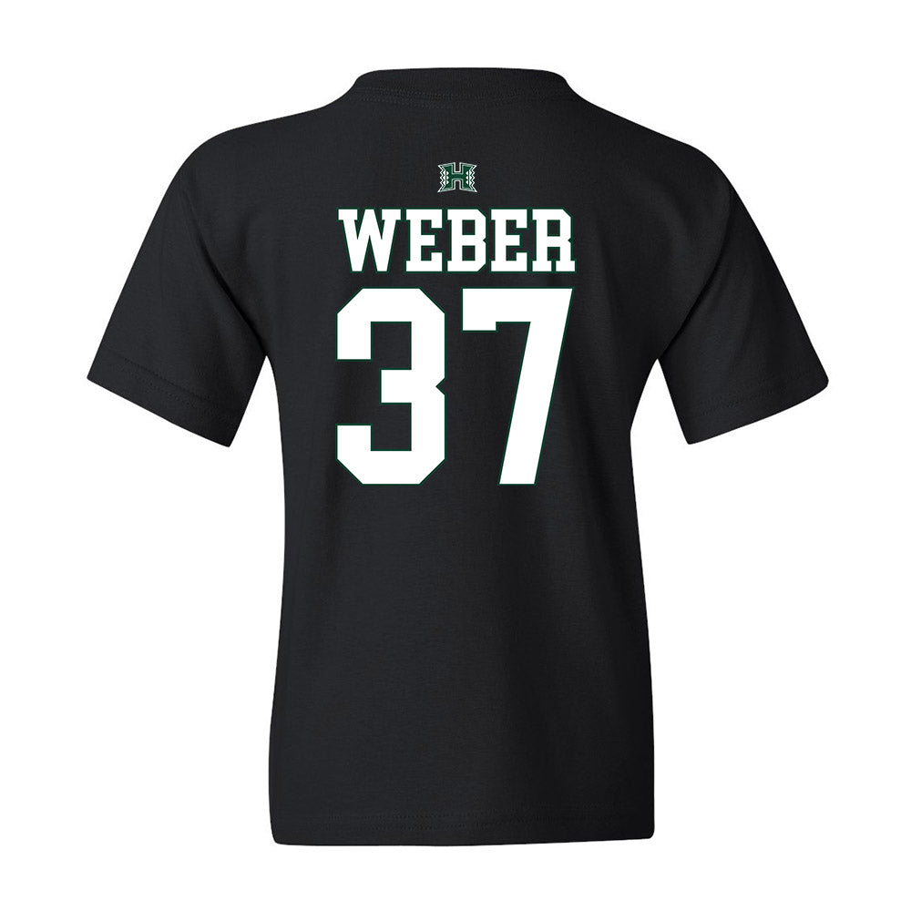 Hawaii - NCAA Football : Riis Weber - Youth T-Shirt