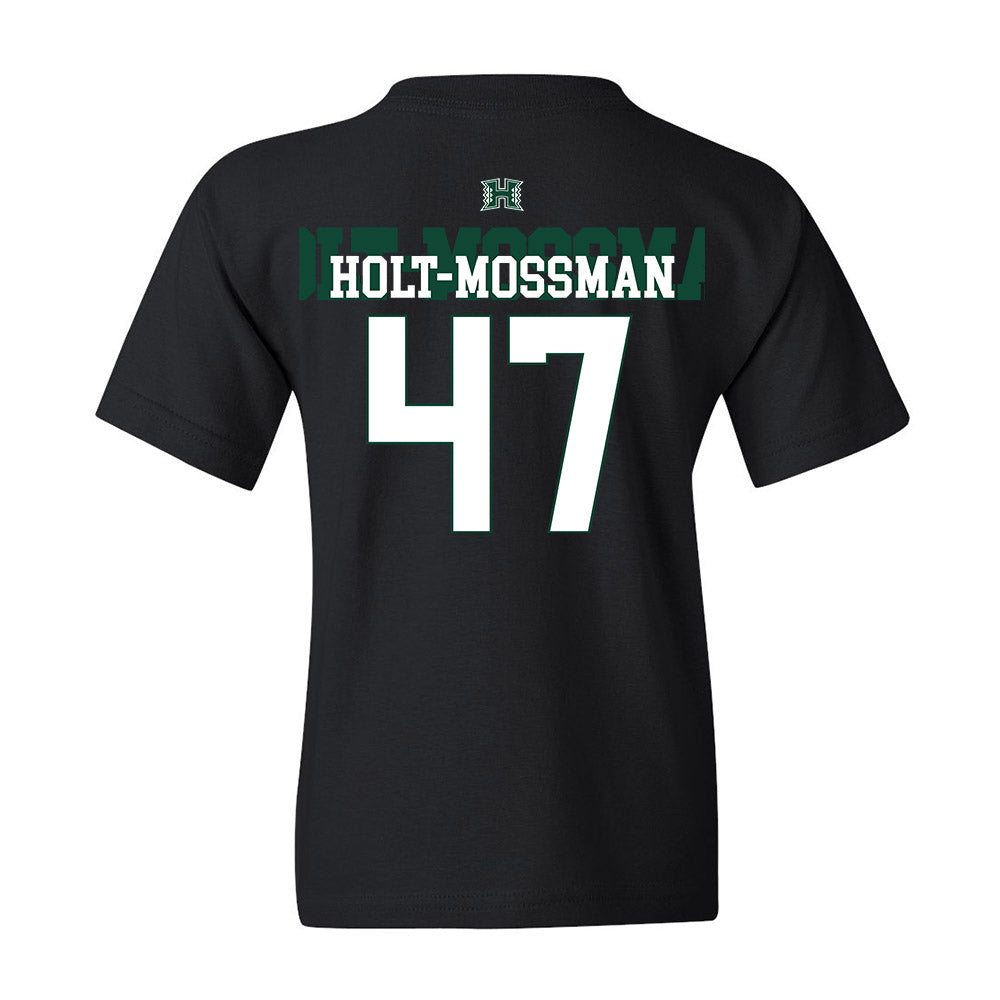 Hawaii - NCAA Football : Emmet Holt-Mossman - Youth T-Shirt