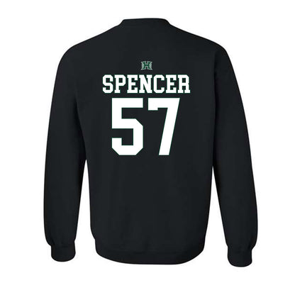 Hawaii - NCAA Football : Ethan Spencer - Sports Shersey Crewneck Sweatshirt-1