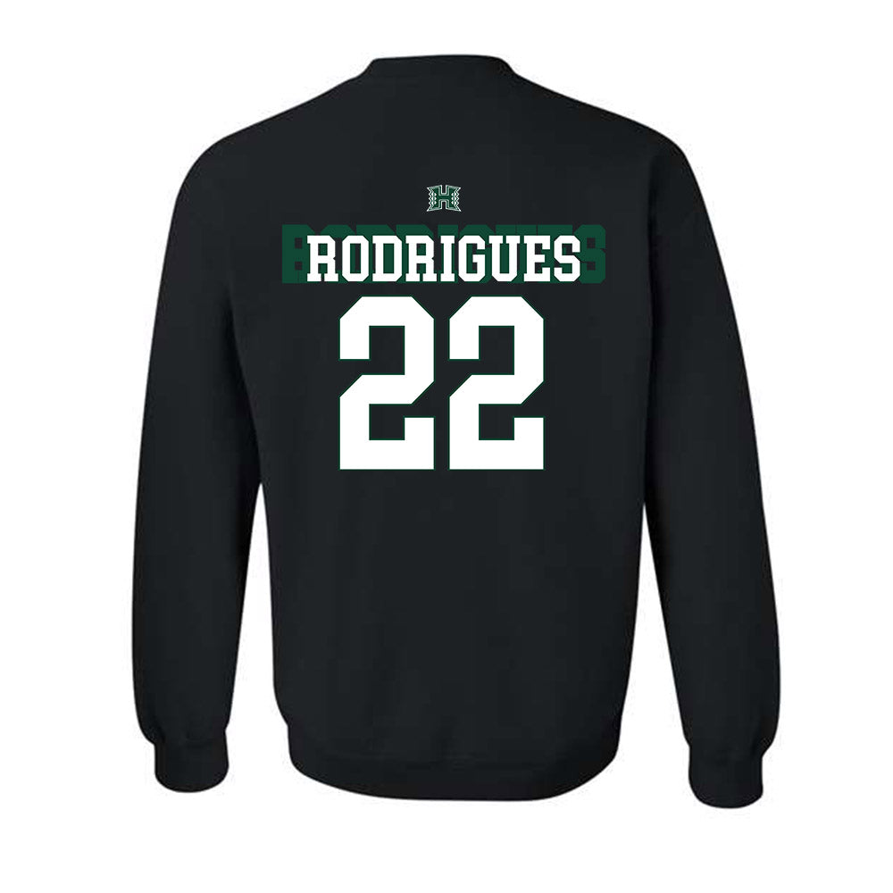 Hawaii - NCAA Football : Ezekiel Rodrigues - Sports Shersey Crewneck Sweatshirt-1