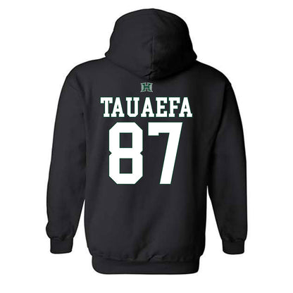 Hawaii - NCAA Football : Devon Tauaefa - Sports Shersey Hooded Sweatshirt-1