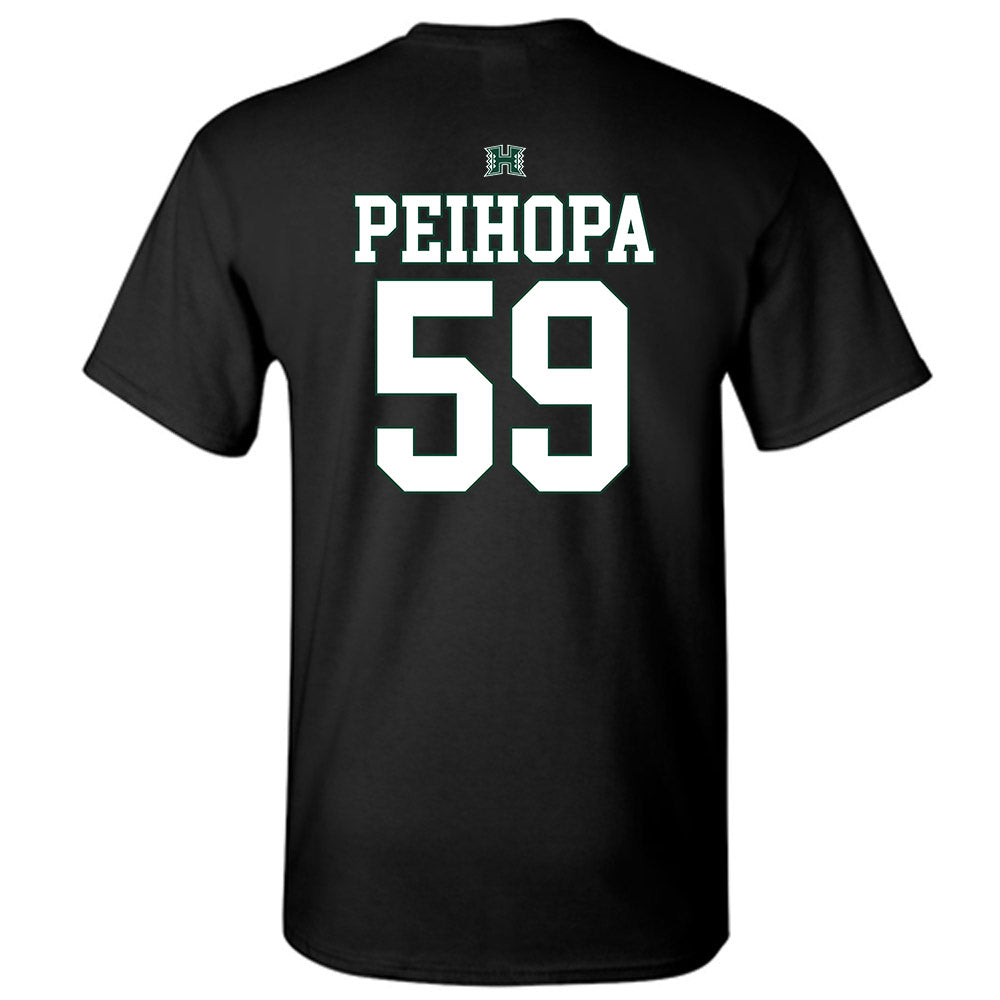 Hawaii - NCAA Football : Kuao Peihopa - Sports Shersey T-Shirt-1
