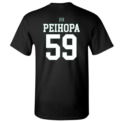 Hawaii - NCAA Football : Kuao Peihopa - Sports Shersey T-Shirt-1