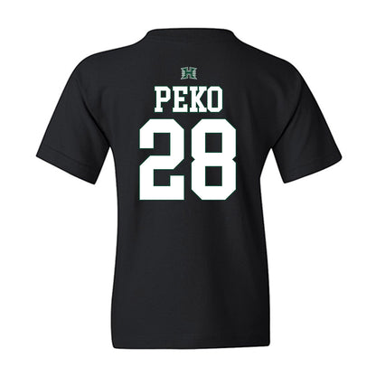 Hawaii - NCAA Football : Vaifanua Peko - Sports Shersey Youth T-Shirt-1