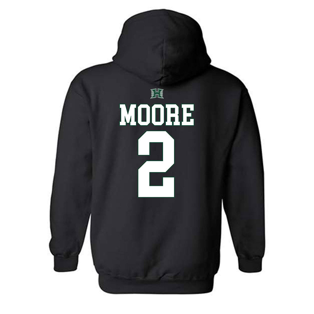 Hawaii - NCAA Football : Bronz Moore - Hooded Sweatshirt