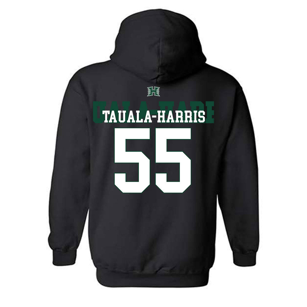 Hawaii - NCAA Football : Jay Tauala-Harris - Sports Shersey Hooded Sweatshirt-1