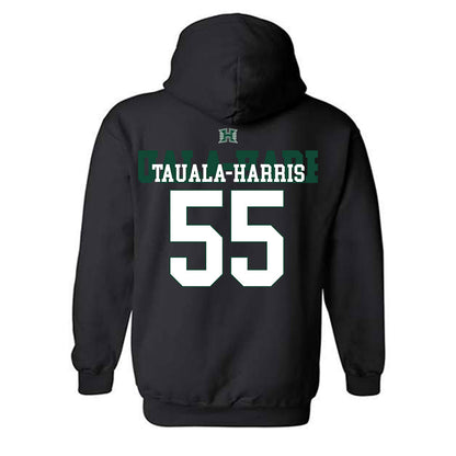 Hawaii - NCAA Football : Jay Tauala-Harris - Sports Shersey Hooded Sweatshirt-1