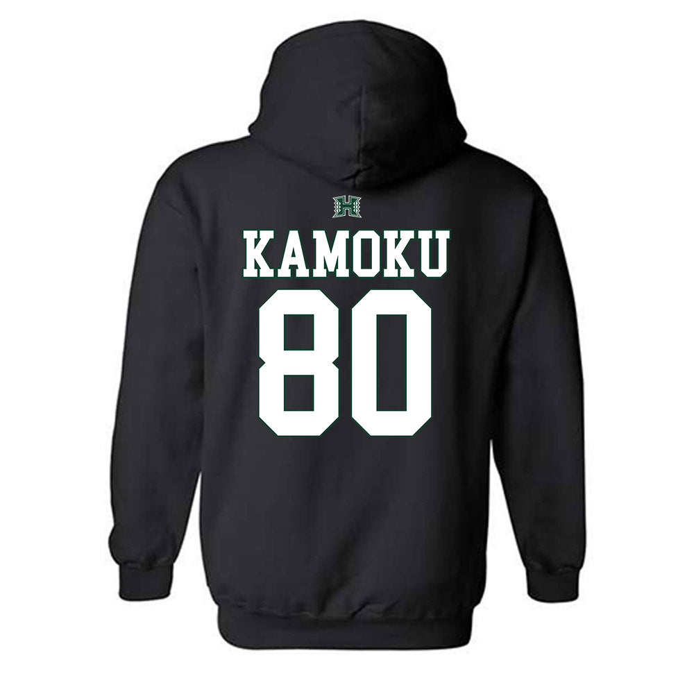 Hawaii - NCAA Football : Blaze Kamoku - Hooded Sweatshirt