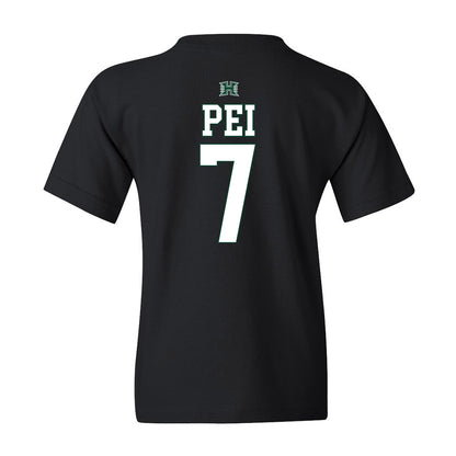 Hawaii - NCAA Football : Meki Pei - Youth T-Shirt