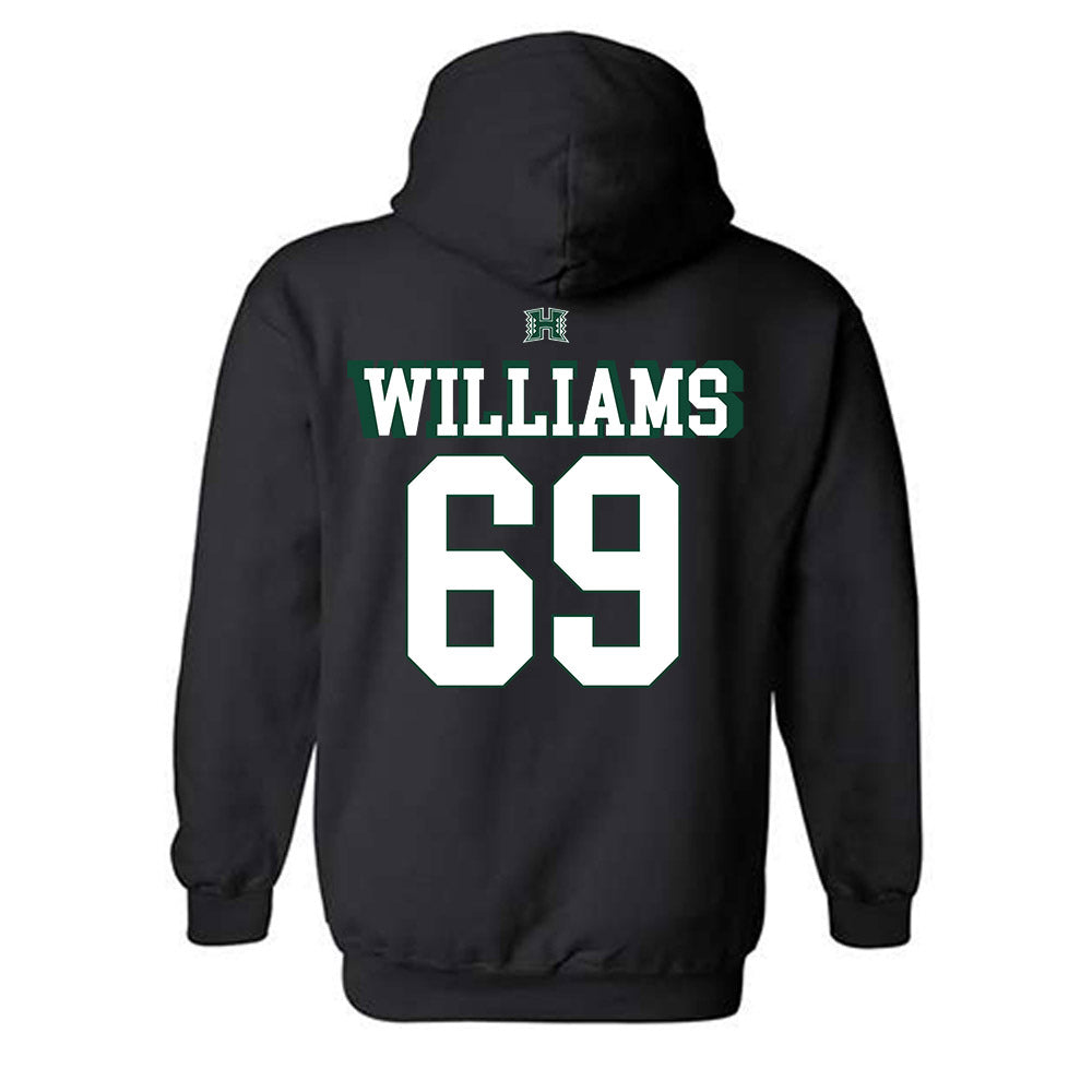 Hawaii - NCAA Football : Daniel Williams - Hooded Sweatshirt