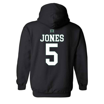 Hawaii - NCAA Football : Tariq Jones - Sports Shersey Hooded Sweatshirt-1