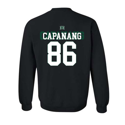 Hawaii - NCAA Football : Carlito Capanang - Fashion Shersey Crewneck Sweatshirt