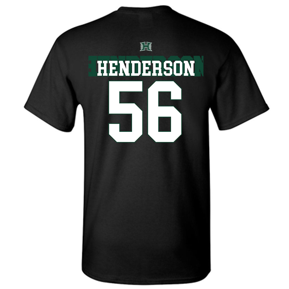 Hawaii - NCAA Football : Boogie Henderson - Sports Shersey T-Shirt-1