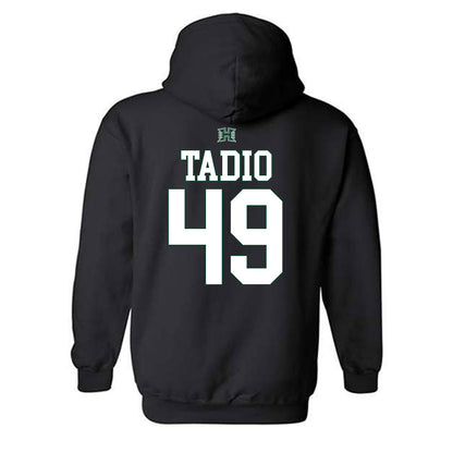 Hawaii - NCAA Football : Dennis Tadio - Sports Shersey Hooded Sweatshirt-1