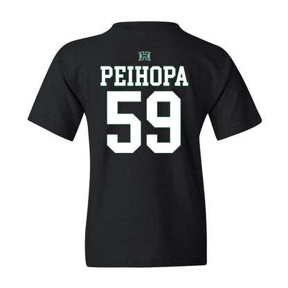 Hawaii - NCAA Football : Kuao Peihopa - Fashion Shersey Youth T-Shirt