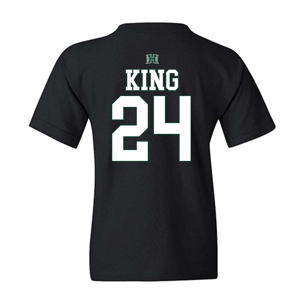 Hawaii - NCAA Football : Devyn King - Sports Shersey Youth T-Shirt-1