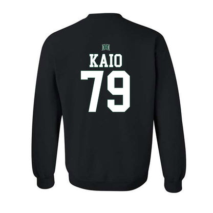 Hawaii - NCAA Football : Judah Kaio - Sports Shersey Crewneck Sweatshirt-1