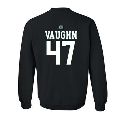 Hawaii - NCAA Football : Christian Vaughn - Sports Shersey Crewneck Sweatshirt-1