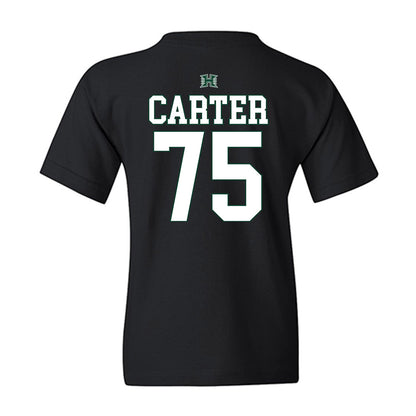 Hawaii - NCAA Football : Kaleb Carter - Sports Shersey Youth T-Shirt-1
