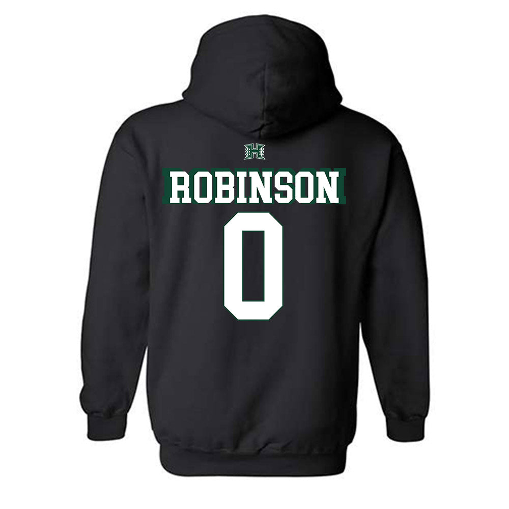 Hawaii - NCAA Football : Elijah Robinson - Hooded Sweatshirt