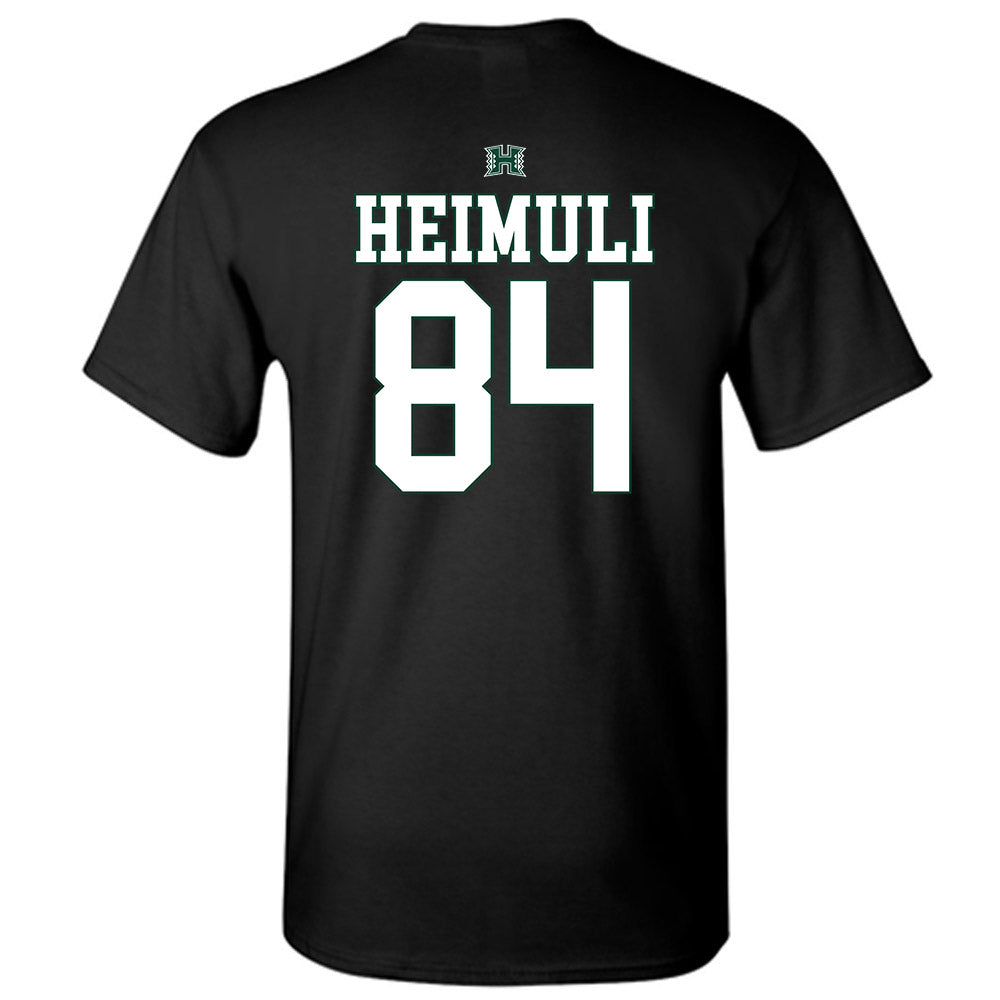 Hawaii - NCAA Football : Jarvis Heimuli - Sports Shersey T-Shirt-1