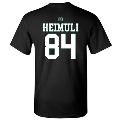 Hawaii - NCAA Football : Jarvis Heimuli - Sports Shersey T-Shirt-1