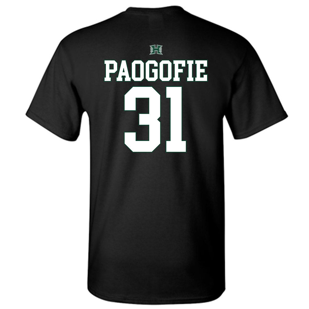 Hawaii - NCAA Football : Aisiah Paogofie - Sports Shersey T-Shirt-1