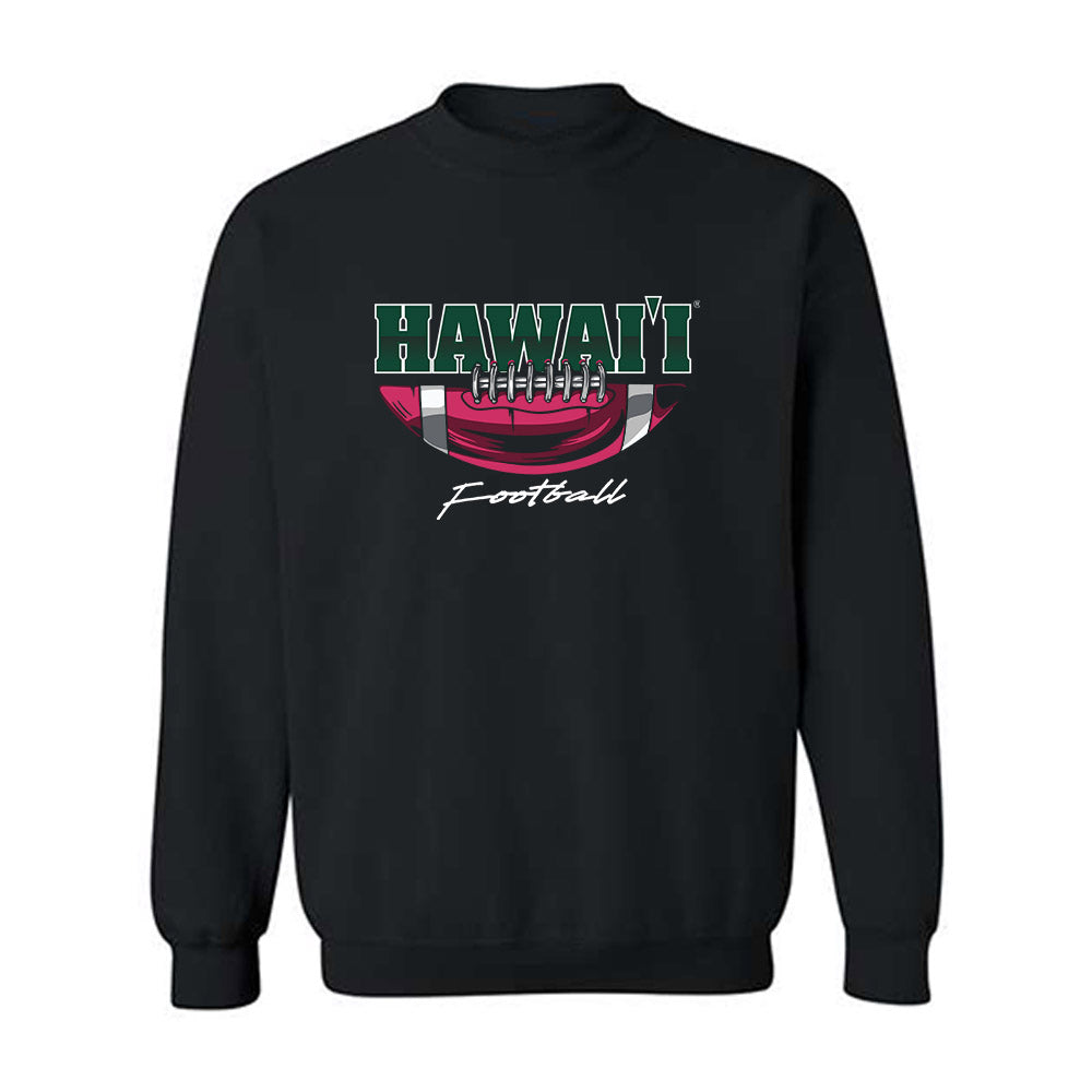 Hawaii - NCAA Football : Carlito Capanang - Fashion Shersey Crewneck Sweatshirt