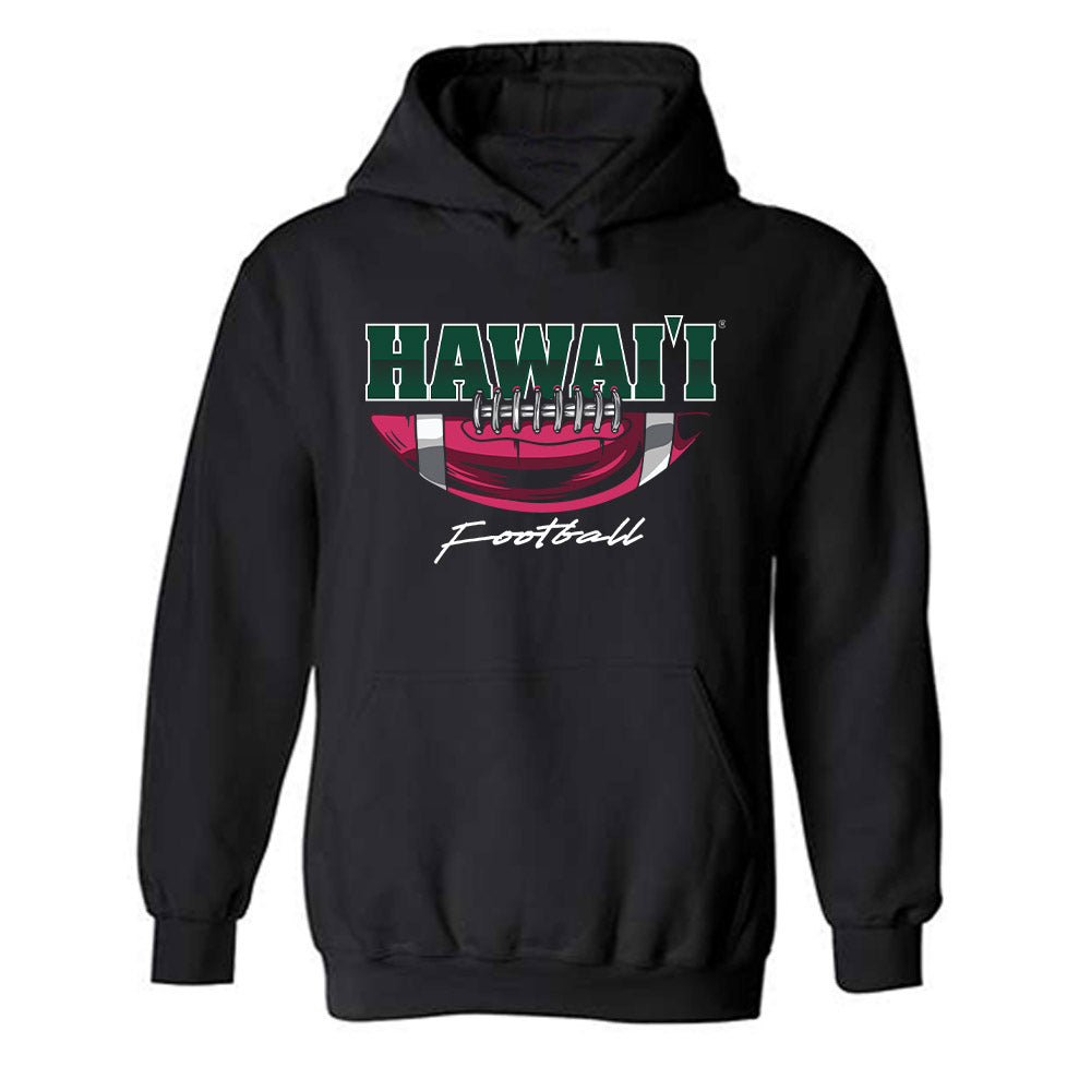 Hawaii - NCAA Football : Peter Manuma - Hooded Sweatshirt