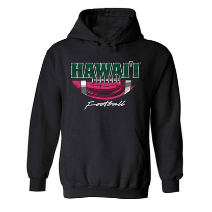 Hawaii - NCAA Football : Jarvis Heimuli - Sports Shersey Hooded Sweatshirt-0