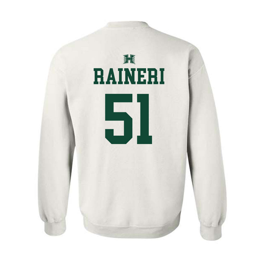 Hawaii - NCAA Baseball : Kaysen Raineri - Sports Shersey Crewneck Sweatshirt-1