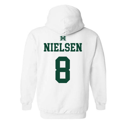 Hawaii - NCAA Baseball : Jarret Nielsen - Sports Shersey Hooded Sweatshirt-1