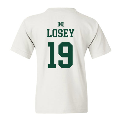 Hawaii - NCAA Baseball : Zach Losey - Sports Shersey Youth T-Shirt-1