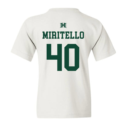 Hawaii - NCAA Baseball : Kyler Miritello - Sports Shersey Youth T-Shirt