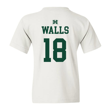 Hawaii - NCAA Baseball : Cooper Walls - Sports Shersey Youth T-Shirt-1