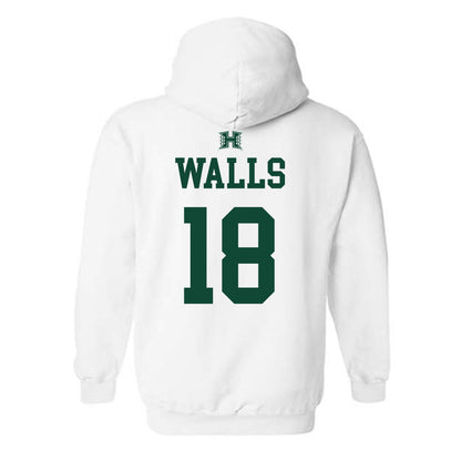 Hawaii - NCAA Baseball : Cooper Walls - Sports Shersey Hooded Sweatshirt-1