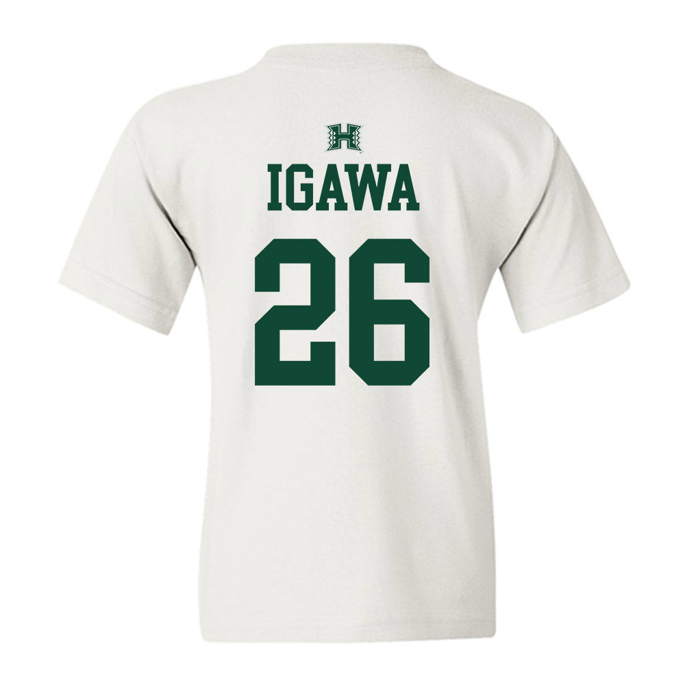 Hawaii - NCAA Baseball : Jacob Igawa - Sports Shersey Youth T-Shirt-1