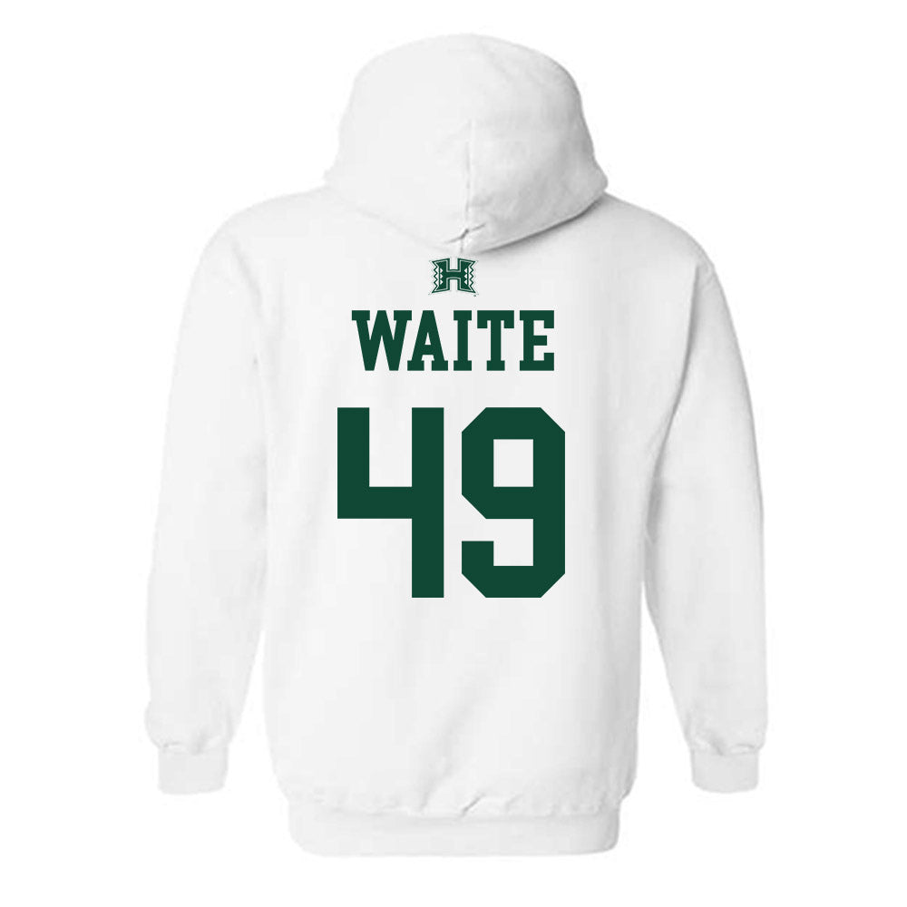 Hawaii - NCAA Baseball : Dylan Waite - Sports Shersey Hooded Sweatshirt-1