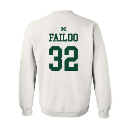 Hawaii - NCAA Baseball : Hunter Faildo - Sports Shersey Crewneck Sweatshirt-1