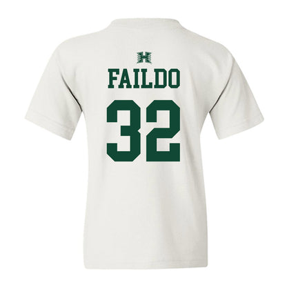 Hawaii - NCAA Baseball : Hunter Faildo - Sports Shersey Youth T-Shirt-1