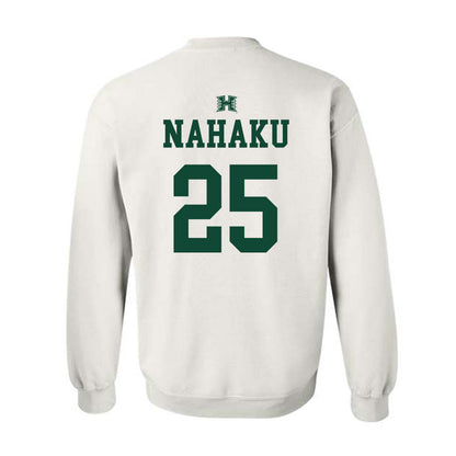 Hawaii - NCAA Baseball : Kamana Nahaku - Sports Shersey Crewneck Sweatshirt-1