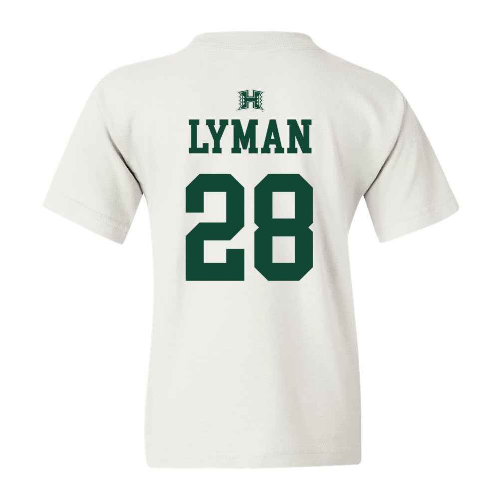 Hawaii - NCAA Baseball : Brode Lyman - Sports Shersey Youth T-Shirt