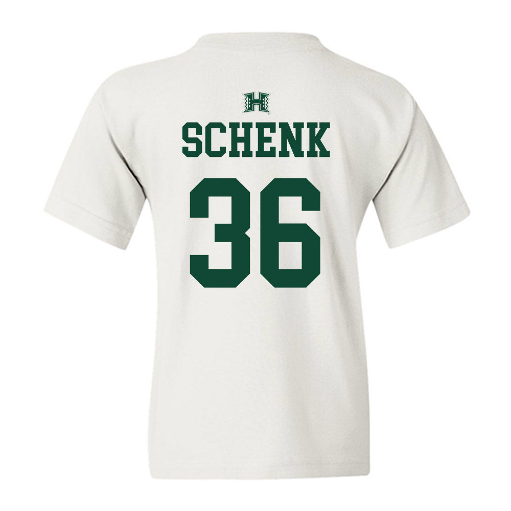Hawaii - NCAA Baseball : Kahiau Schenk - Sports Shersey Youth T-Shirt-1